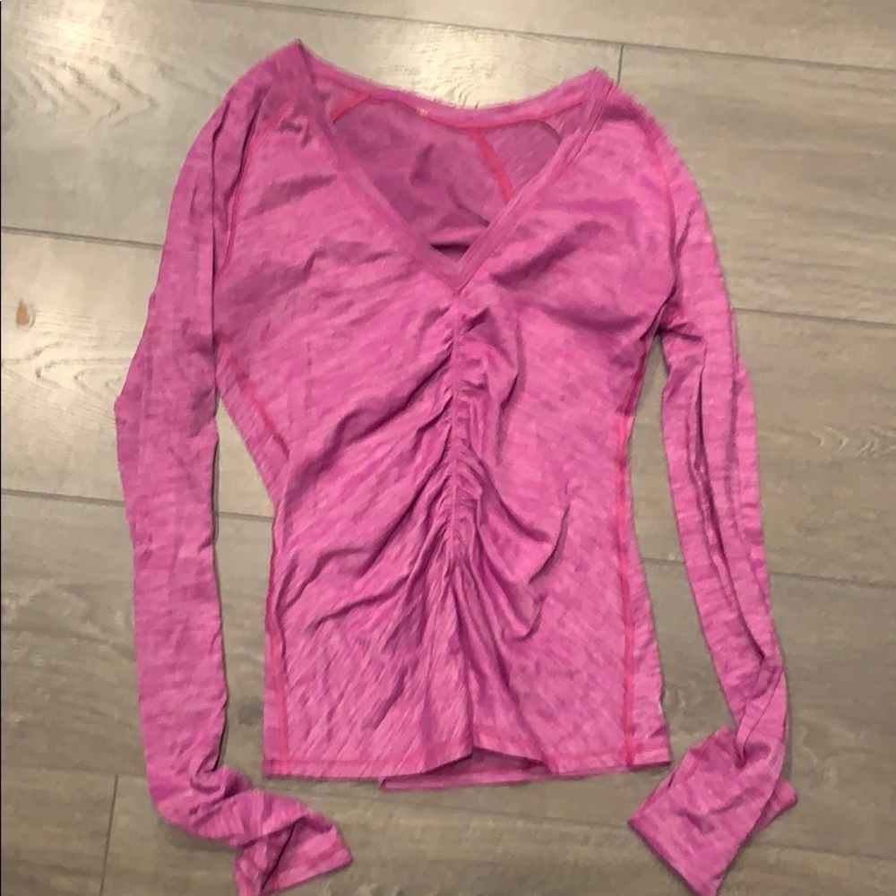 Lululemon long sleeve workout top. Size 4.